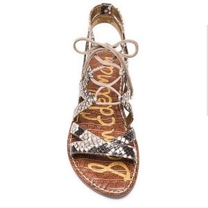 Sam Edelman Snakeskin Sandals, Size 8.5